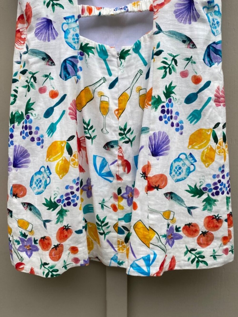 Show Me Your Mumu Steph Mini Dress Italian Picnic Linen - Picture 7 of 8